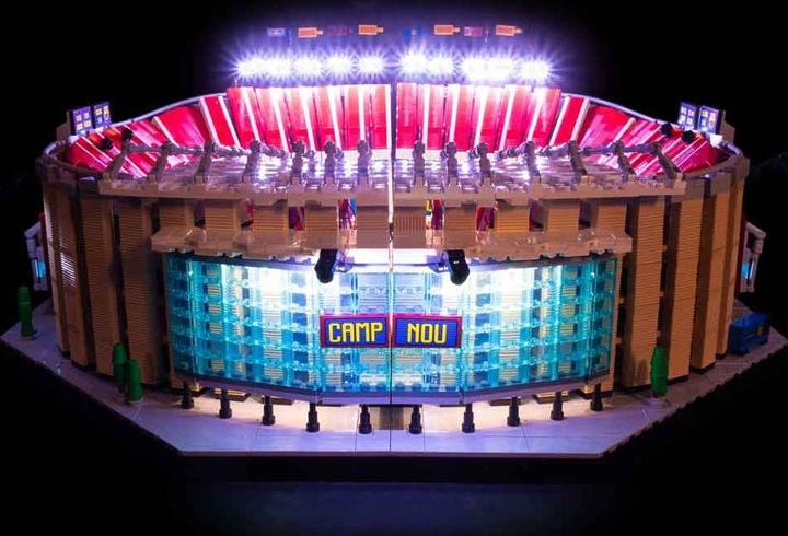 Actual product image Light my bricks LED light set for LEGO Camp Nou - FC Barcelona