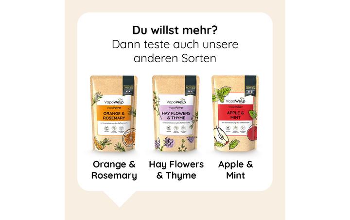 Produktbild Vapowesp Ersatzkräuter Zitrone & Basilikum