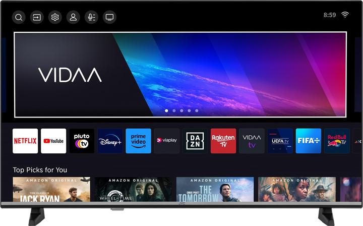 JVC Fernseher 40 Zoll Smart TV VIDAA LT-40VDF5455 - Full HD Fernseher, HDR TV mit Triple-Tuner (40", LED, Full HD, 2025)