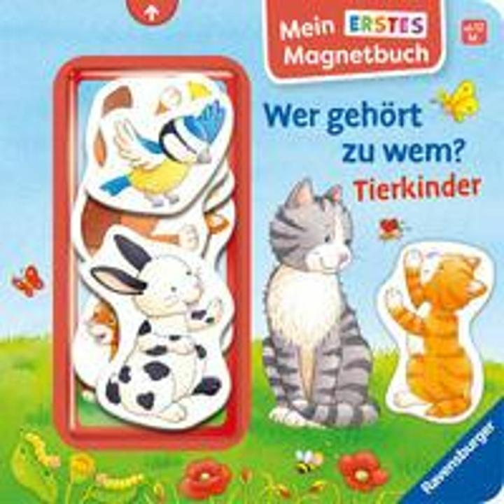 Image du produit Ravensburger Mon premier livre magnétique : Qui appartient à qui? Les enfants animaux - livre de jeu magnétique (Allemand)
