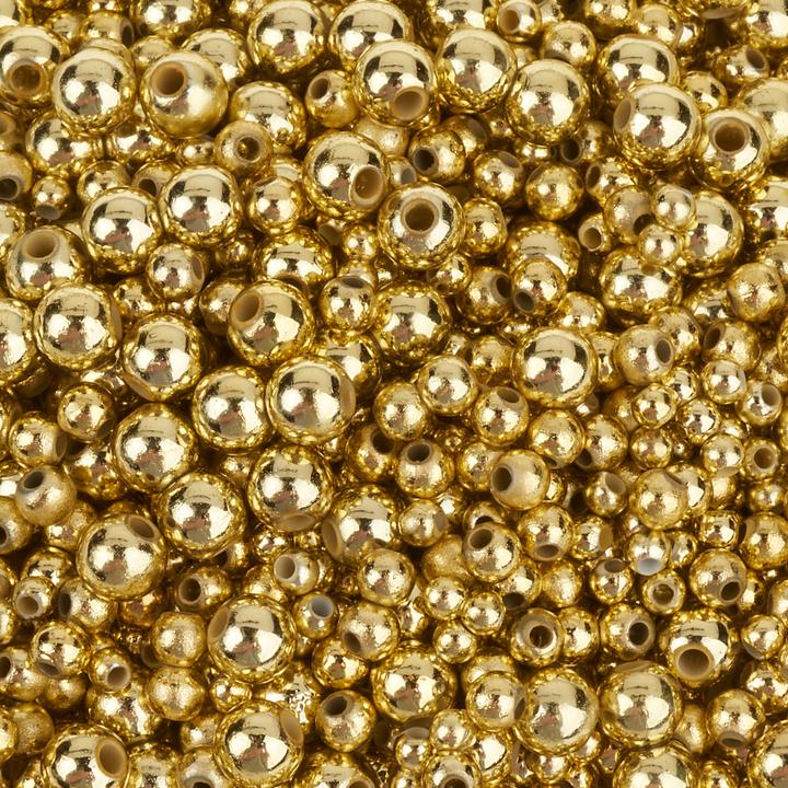 Produktbild VBS XXL Wachsperlen-Sortiment "Gold", 1.000 Stück