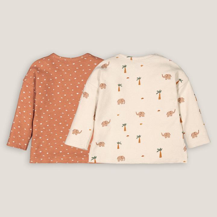 Produktbild La Redoute Collections 2er-Pack bedruckte Langarmshirts (54)