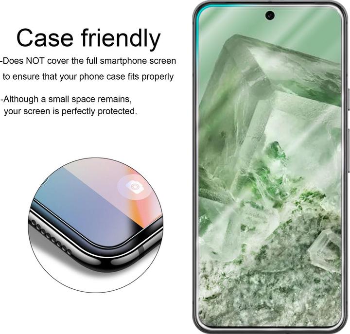 Produktbild Cadorabo Display Schutzglas Folie für Google Pixel 8 3er Pack (3 Stk., Google Pixel 8)