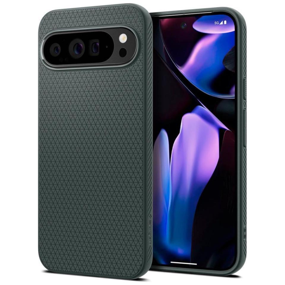 Spigen Liquid Air Case für Google Pixel 9 Pro XL Grün Abyss (Google Pixel 9 Pro XL), Smartphone Hülle, Grün