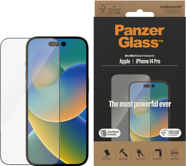 Image du produit PanzerGlass Ajustement ultra-large (1 pcs, Apple iPhone 14 Pro)