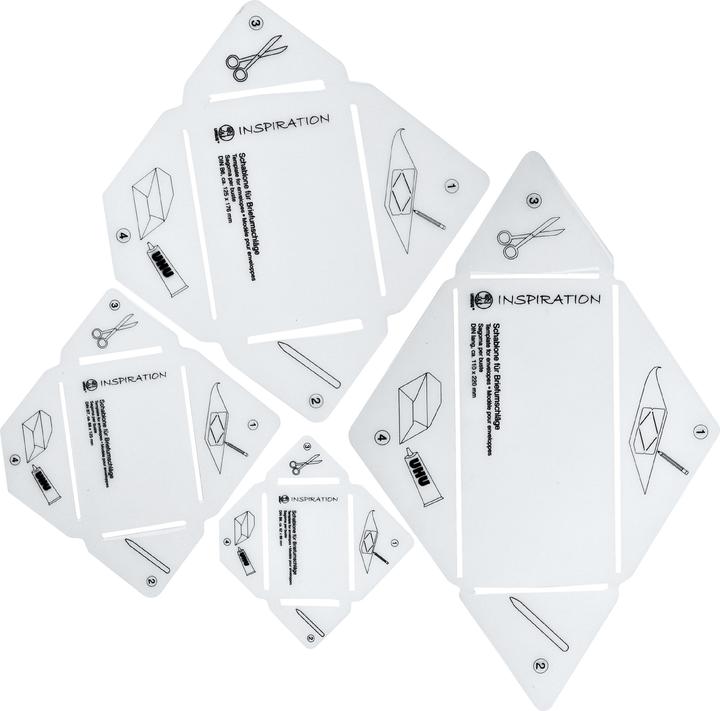 Produktbild Ursus Schablonen um Couvert selber zu mache (B6, 4 x)