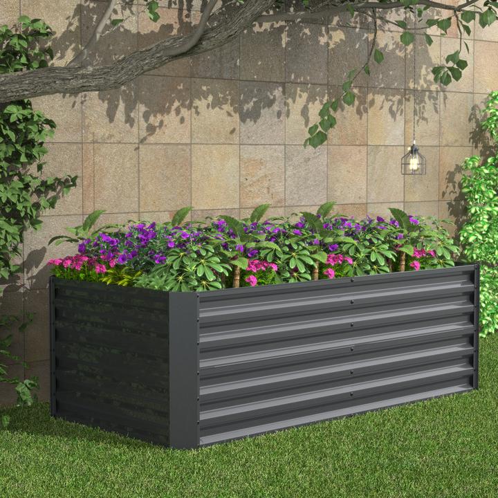 Actual product image VCM Metall Pflanzbeet Hochbeet 120x60 Galdo