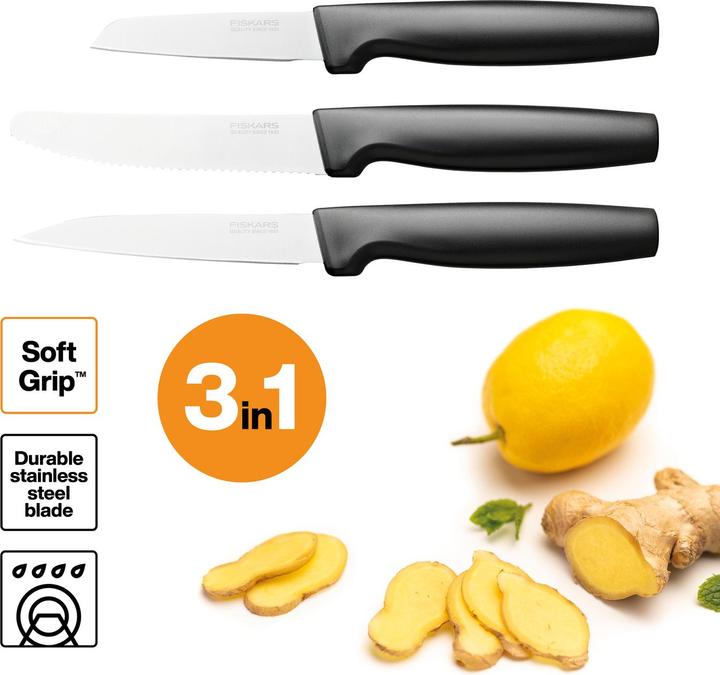 Produktbild Fiskars Functional Form small knife set 1057561 (8 cm)