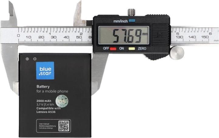 Actual product image Battery Blue Star BLUE STAR PREMIUM battery for LENOVO A536 2000 mAh