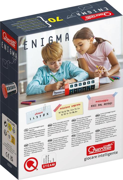 Actual product image Quercetti Secret messages from Enigma
