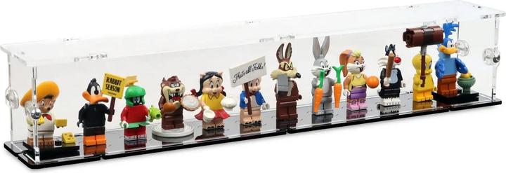 Immagine prodotto iDisplayit Displayin acrilico per 12 minifigure LEGO® (con base nera e borchie)