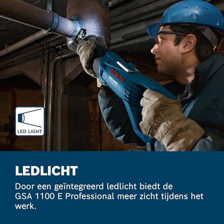 Produktbild Bosch Professional Säbelsäge GSA 1100 E, Sägeblatt Metall S 123 XF, Sägeblatt Holz S 2345 X