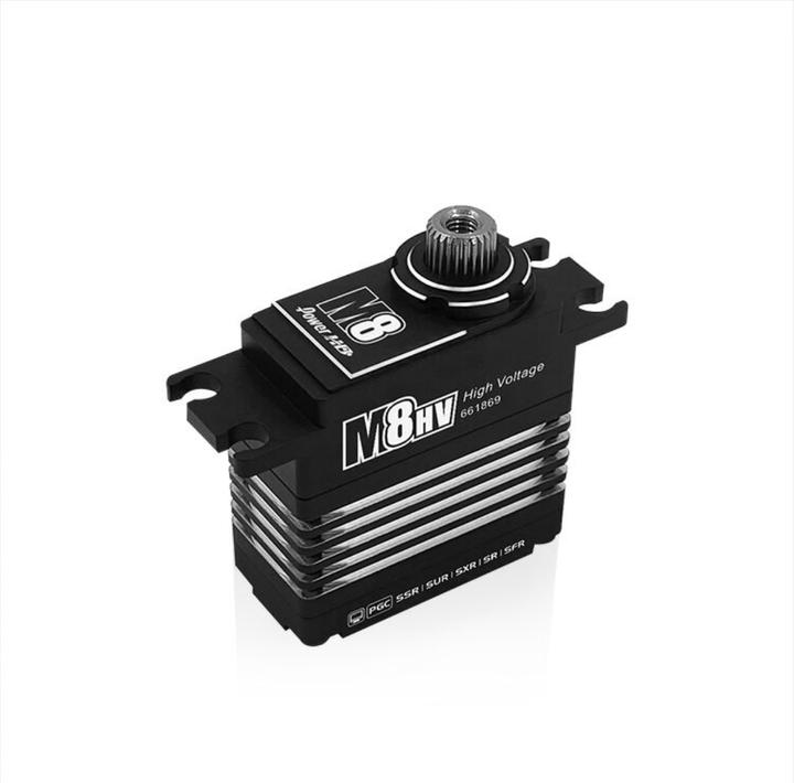 Power HD M8 HV MG BB 4,8-8,4V Titan Getriebe Coreless Motor doppelt kugelgelagert Digital Servo