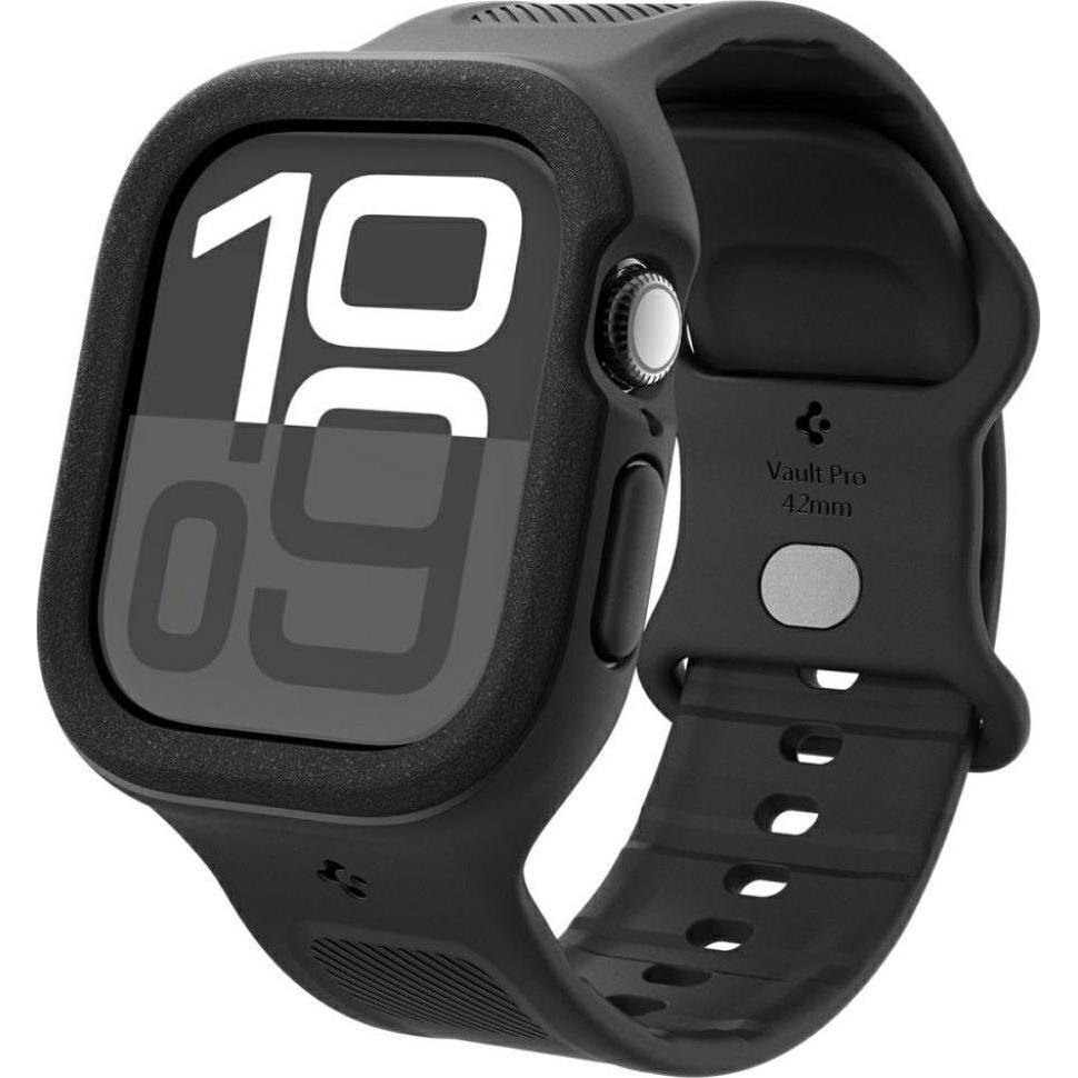 Spigen - Caseology Vault - Apple Watch 10 42mm - Matte Black, Accessori per smartwatch, Nero