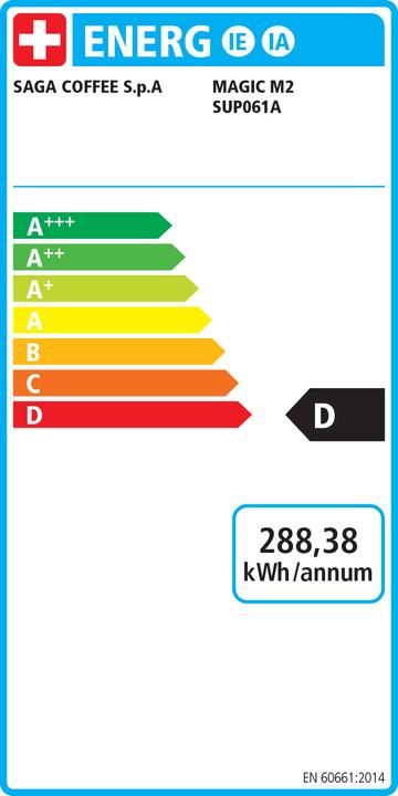 Energie-Label Saeco Magic M2