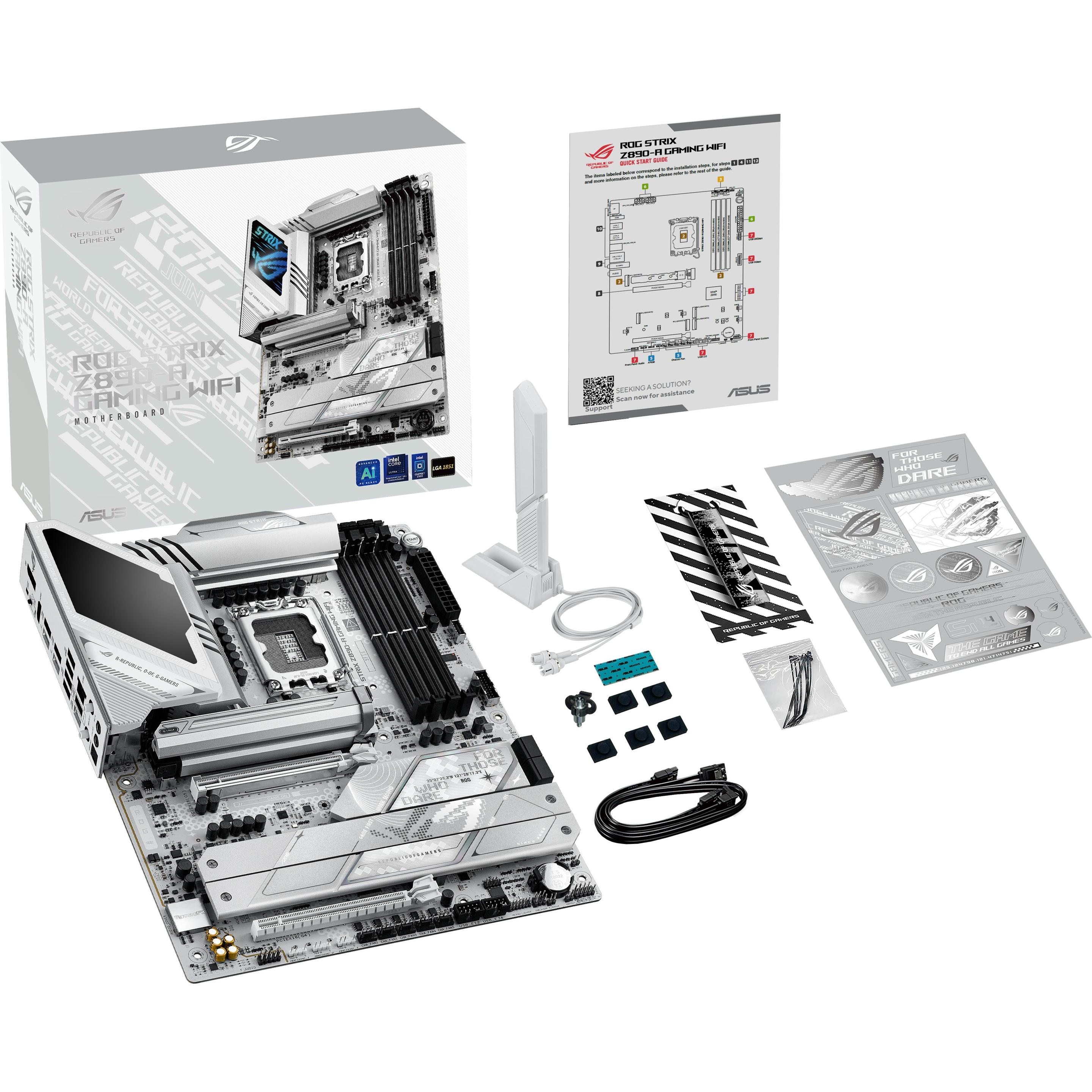 ASUS ROG STRIX Z890-A GAMING WIFI (LGA 1851, Intel Z890, ATX), Mainboard