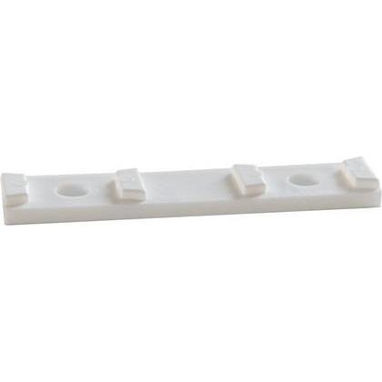 2click ApS, Zubehör Sanitärinstallation, Montageplade 22mm dobbelt