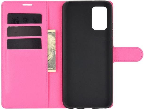 Actual product image MU Classic Litchi Leather Bookcover Series (Samsung Galaxy A02s)
