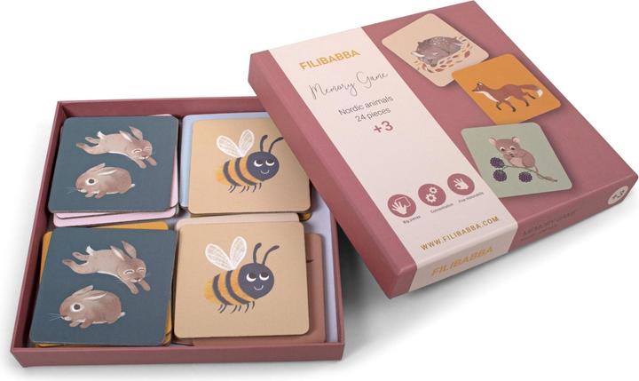 Actual product image Filibabba Nordic animals (2 - 4 Players)
