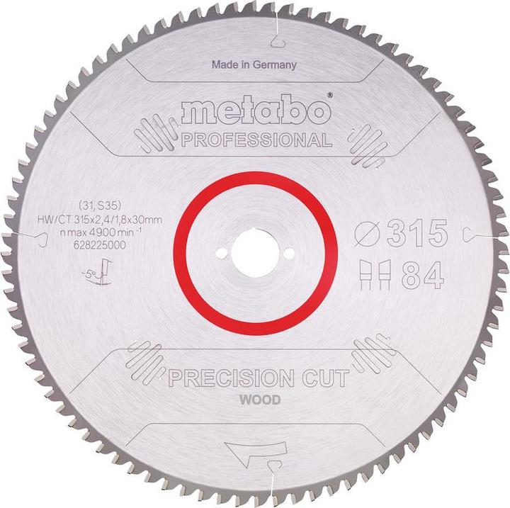 Actual product image Metabo Precision Cut Wood - Professional