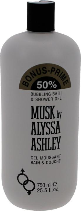 Alyssa Ashley Musk Bubbling Bath & Shower Gel (750 ml)