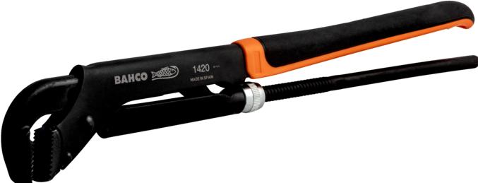Produktbild Bahco ERGO 1-1/2" Rohrzange, Schwedisches Modell, 90° 17" (430 mm)