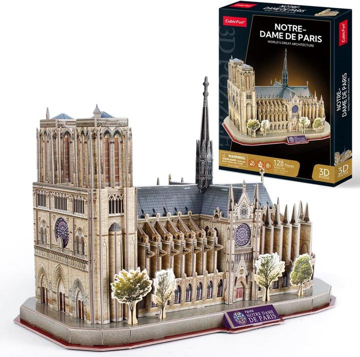 Immagine prodotto Cubicfun 3D Puzzle Notre Dame de Paris (128 pezzi)
