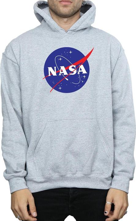 Actual product image Nasa Mens Classic Insignia Logo Hoodie (M)