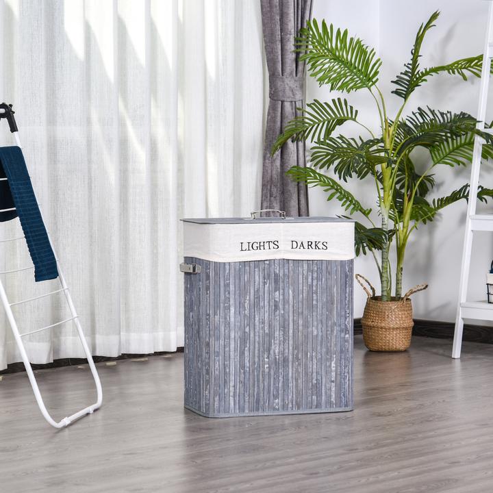 Produktbild Homcom Wäschekorb mit 2 Tragegriffen (72 l)