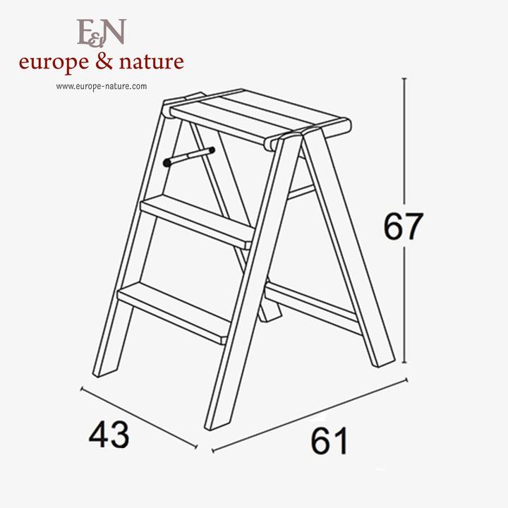 Produktbild Europe & Nature Trittleiter (Trittleiter, 61 cm)