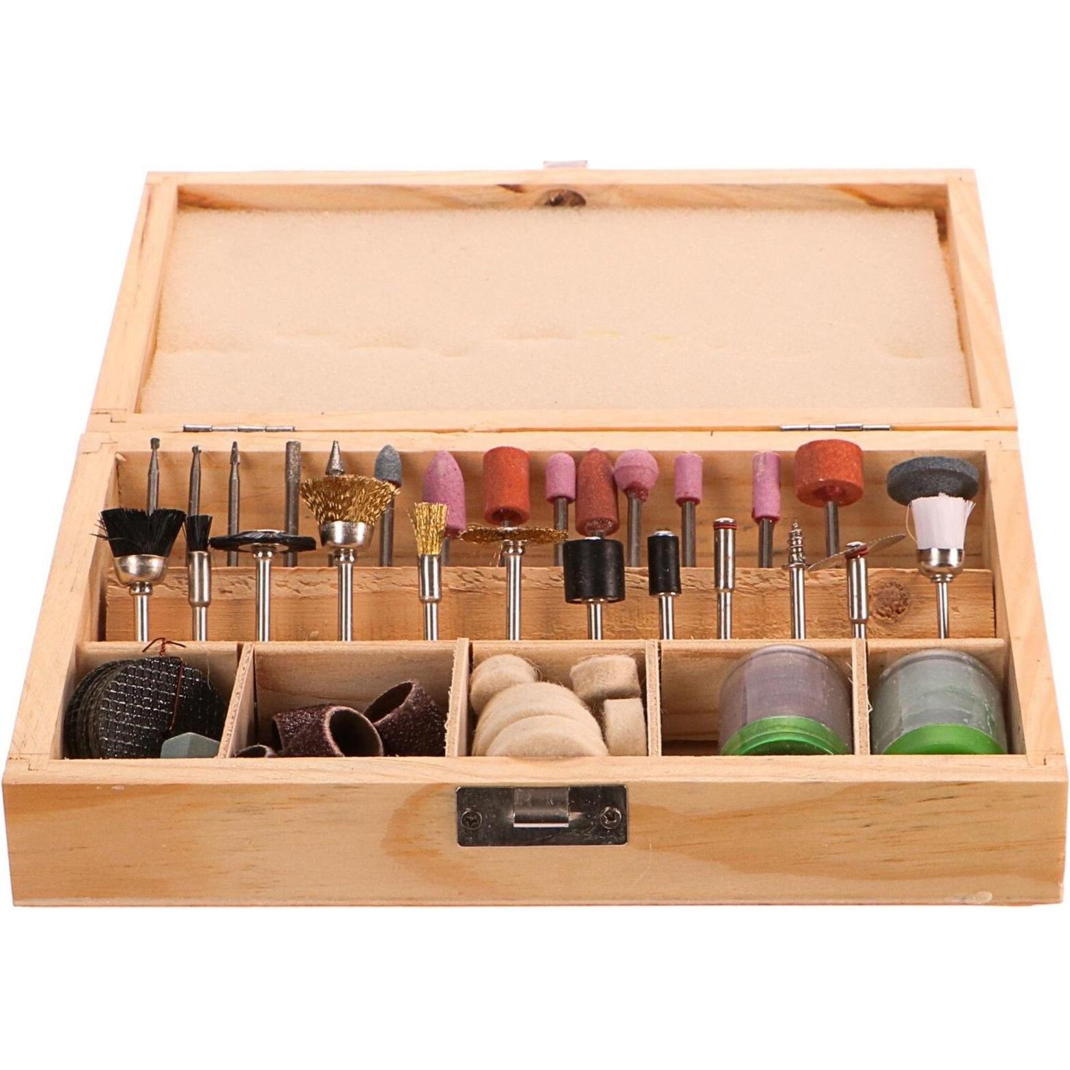 Thumbnail - GEKO, Schleifmittel, Direktschleifer-Aufsätze 100er-Set