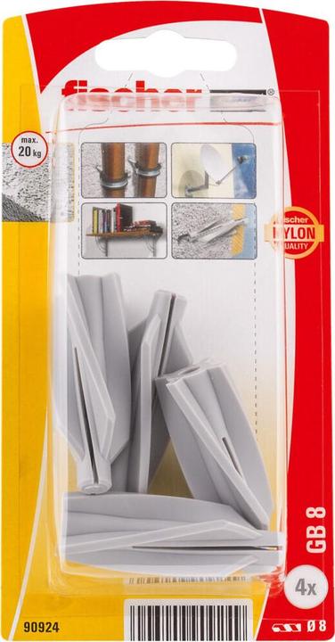 Image du produit Fischer Gasbetondübel GB 8 (4 pcs)