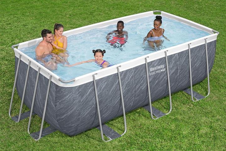 Immagine prodotto Bestway Power Steel Frame Pool-Set 412 x 201 x 122 cm (412 x 201 x 122 cm)