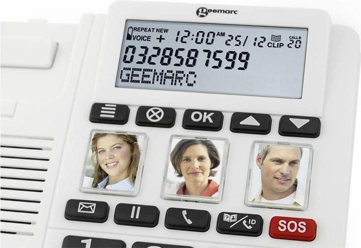 Produktbild Geemarc CL610 Schnurgebundenes Notruftelefon mit SOS-Armband