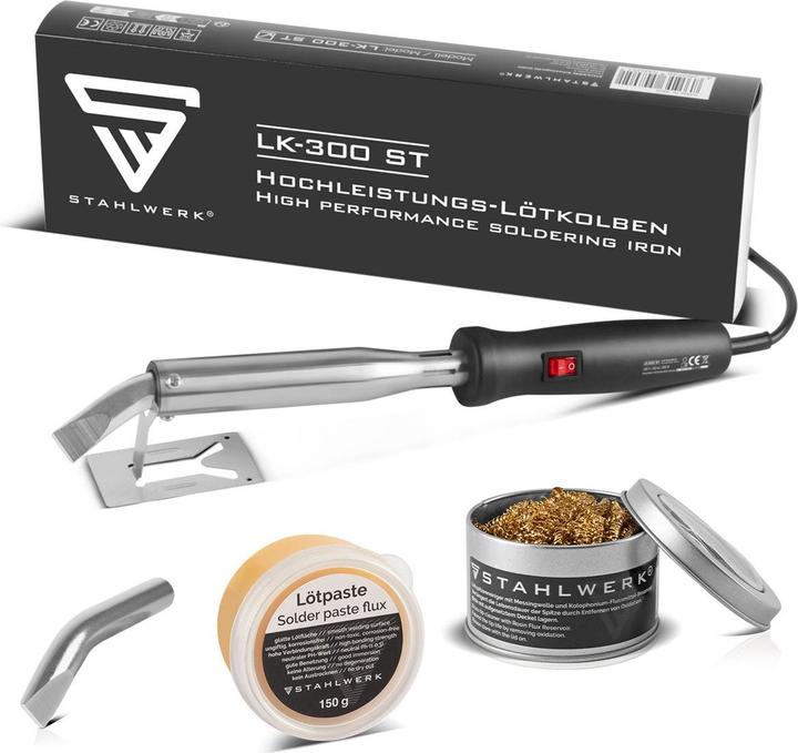 Actual product image Stahlwerk Soldering iron set Soldering gun with 300 W power with spare soldering tip