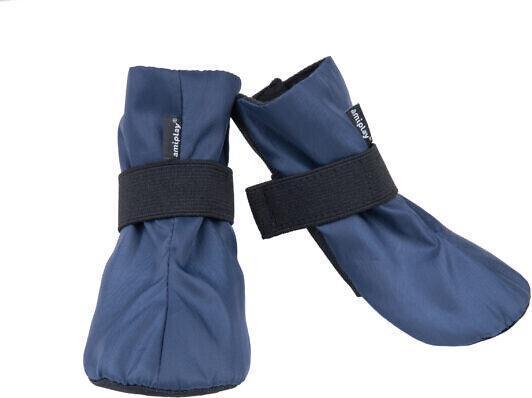 Actual product image amiplay Dog Boots Bristolxs 5x6x9cm Navy Blue (50, Dog coat)