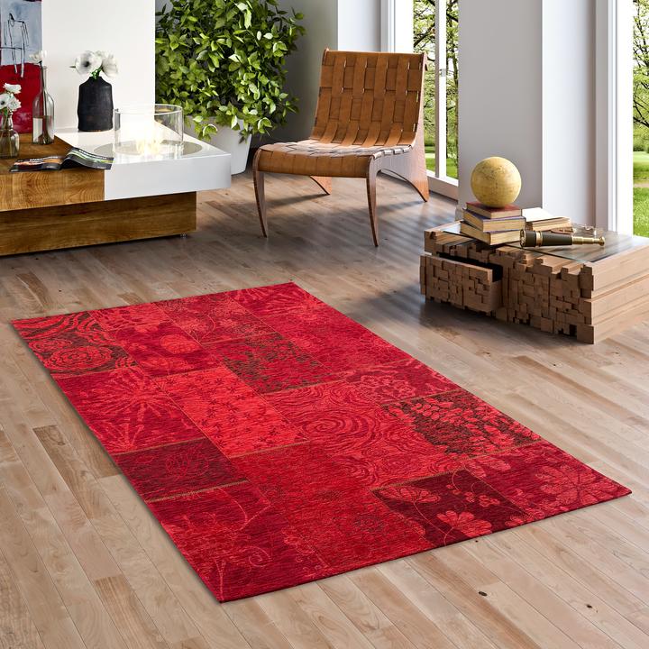 Produktbild Pergamon Luxus Vintage Designerteppich Patchwork (60 x 90 cm)
