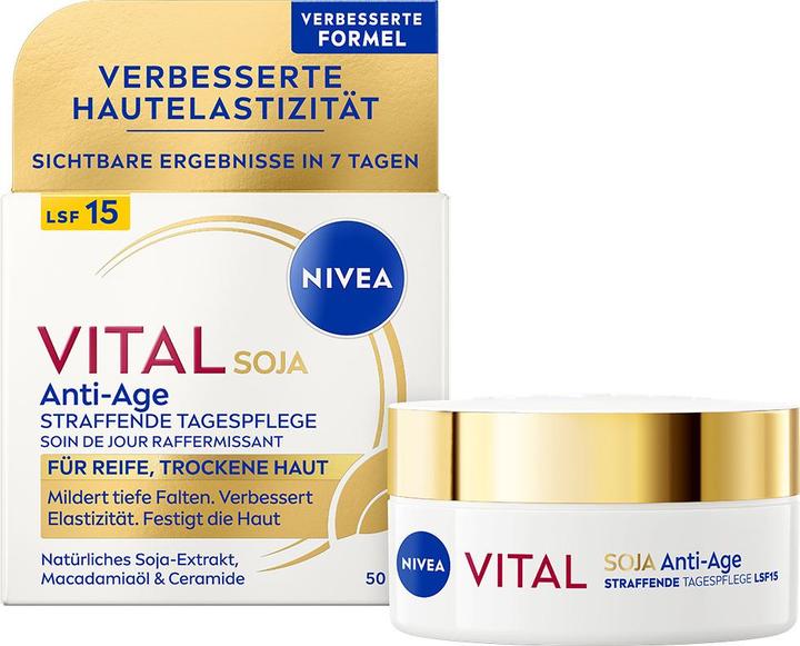 Produktbild NIVEA Vital Soja (50 ml, 24h Creme, SPF 15)