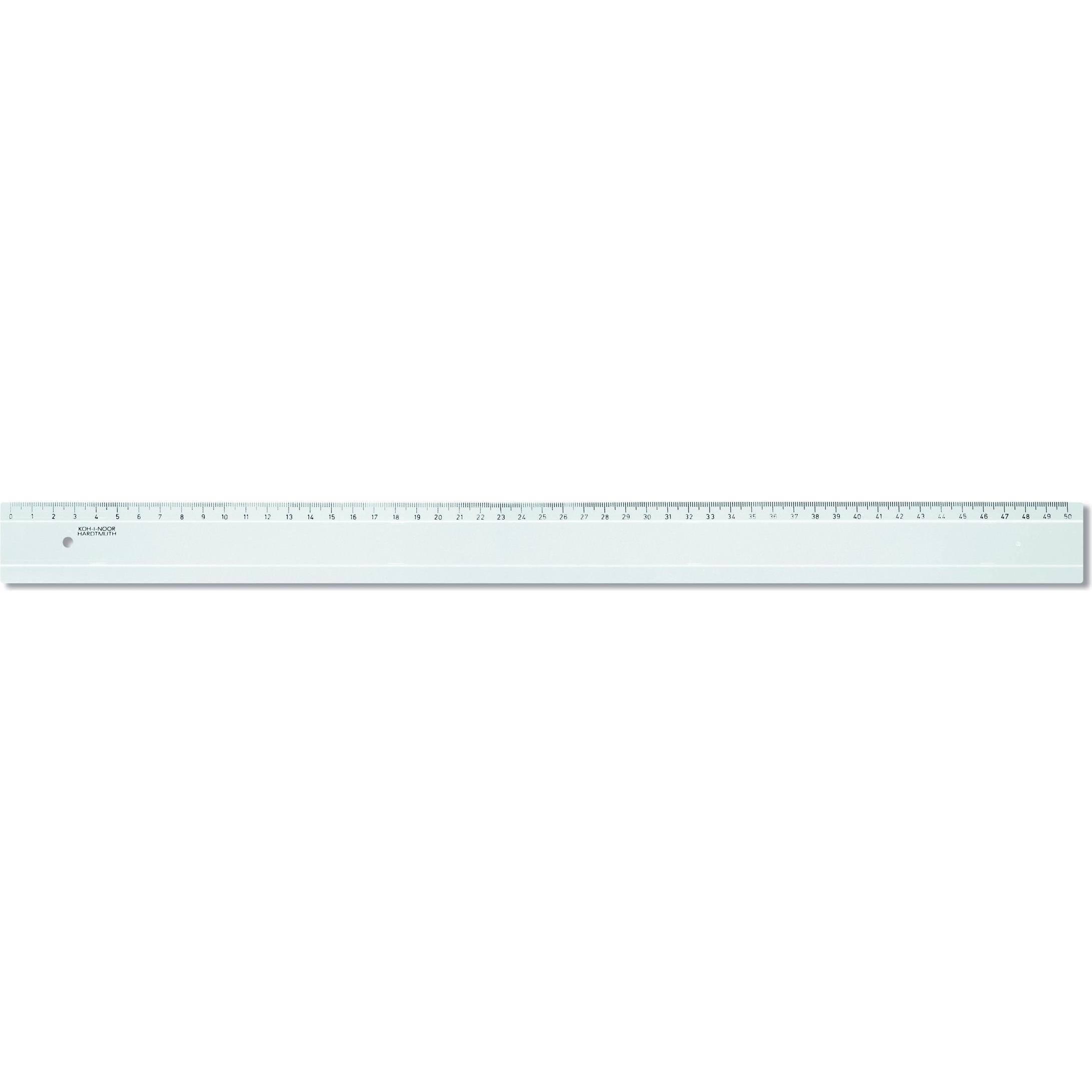 Koh-i-Noor, Righello, Lineal - Plast 50 cm Skala - Transparent (50 cm, Materiale sintetico)