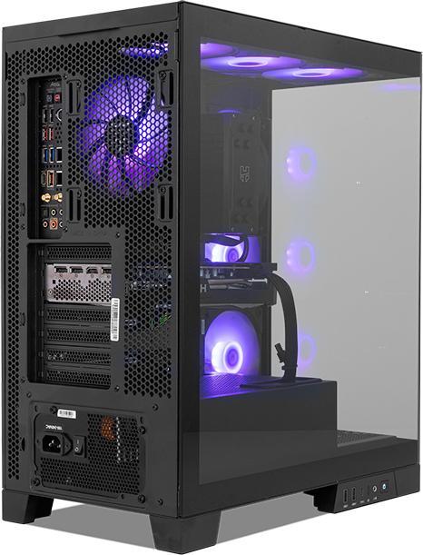 Actual product image Nox Hummer Glock Black (ITX, ATX, mATX)