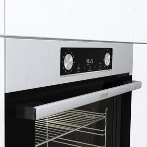 Actual product image Gorenje Oven BO6735E02X 77 L, Multifunctional, EcoClean, Mechanical control, Height 59.5 cm, Width 5
