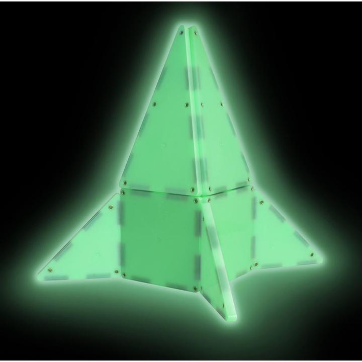 Actual product image Magna-Tiles Glow in the Dark Set (16 pieces)