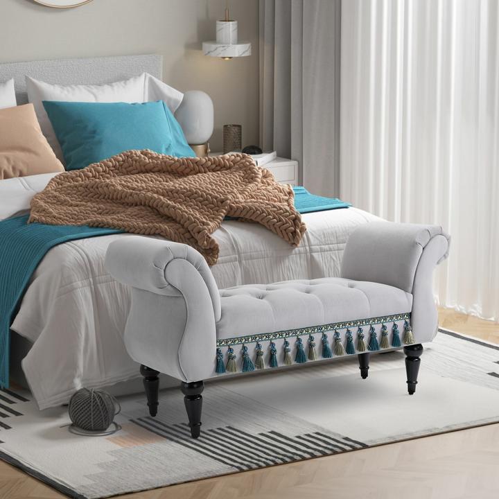 Actual product image Homcom Upholstered bench (117 cm)