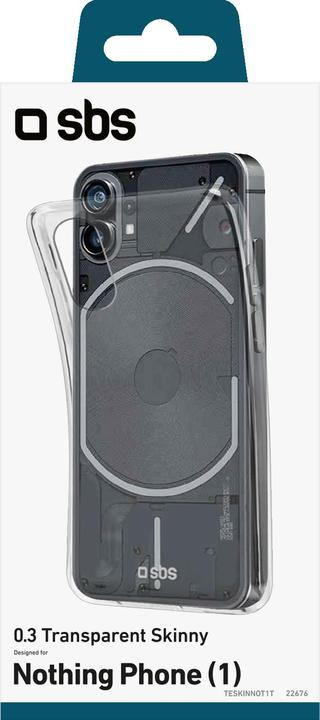 Produktbild SBS Skinny cover til Nothing Phone (1)®. Gennemsigtig (Nothing Phone (1))