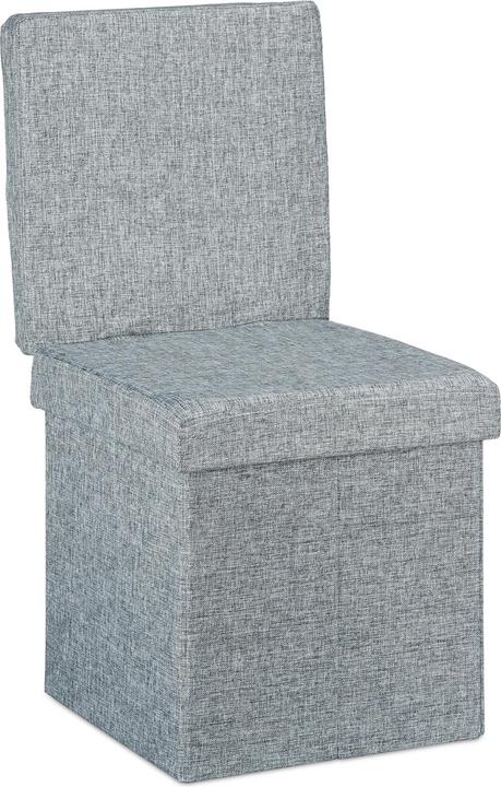 Actual product image Relaxdays Folding Storage Ottoman
