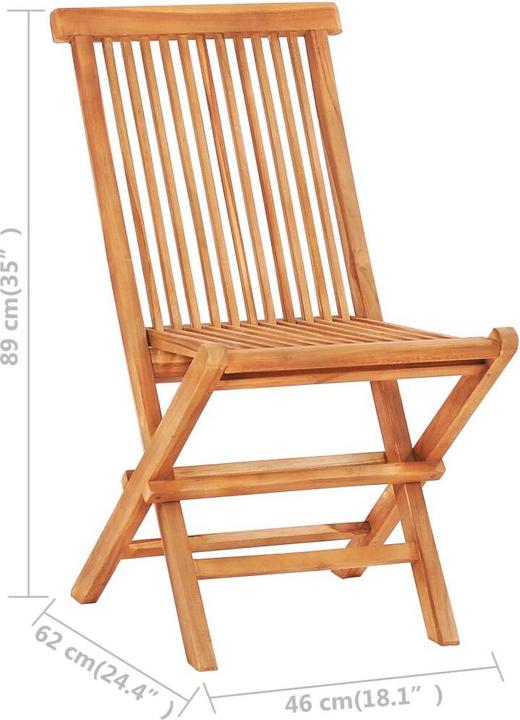 Produktbild vidaXL Bistroset (60 x 60 x 65 cm)