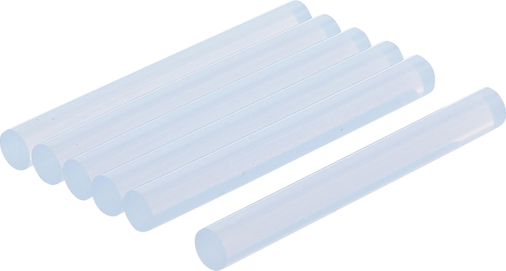 BGS Heissklebe-Patronen transparent Ø 11 mm, 100 mm 6-tlg.