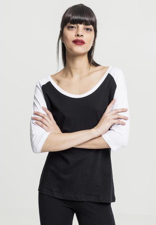 Actual product image Urban Classics Ladies 3/4 Contrast Raglan Tee (XS)