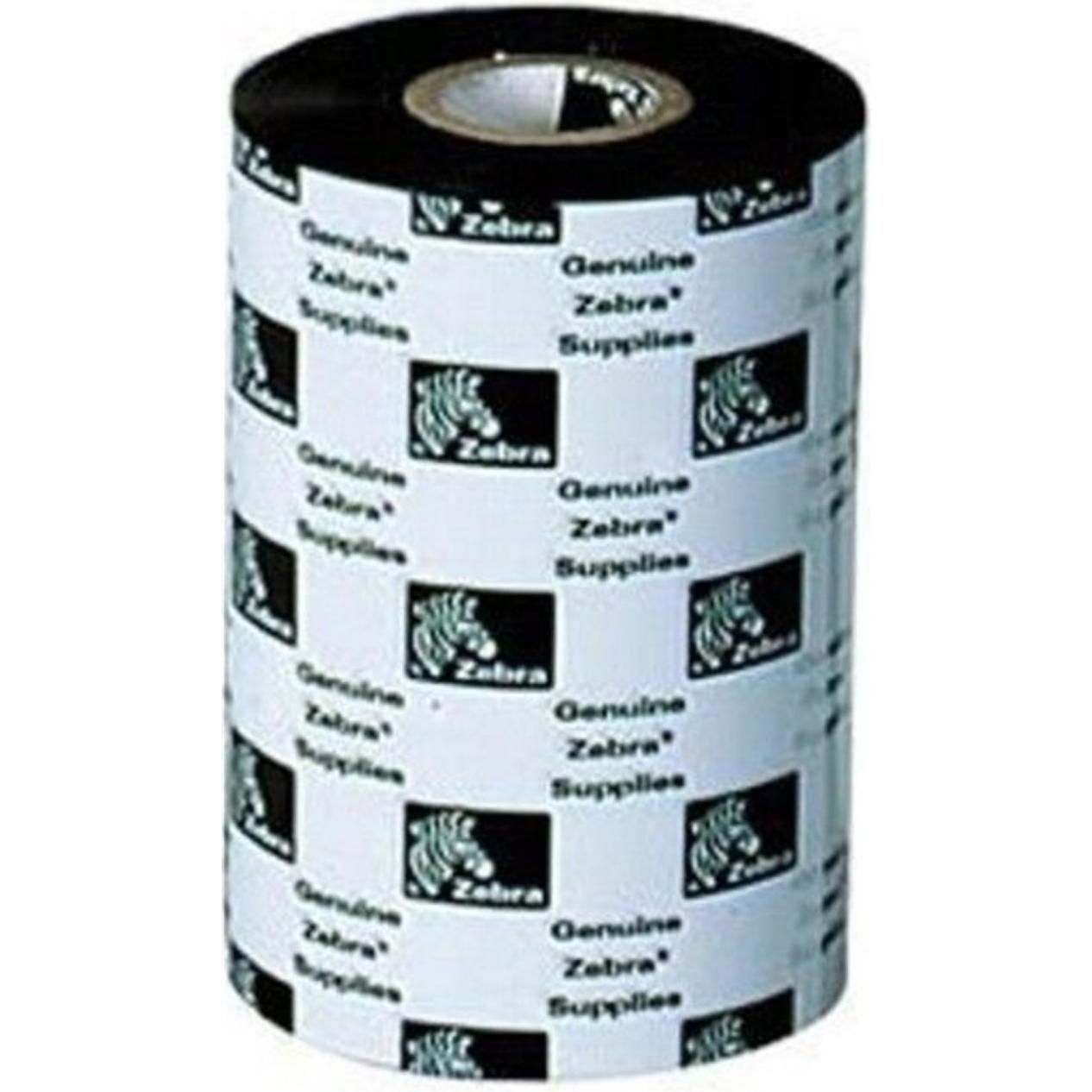 Zebra, Beschriftungsband, Ribbon, wax, 220x450m (22 cm, Schwarz)