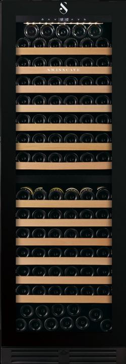 Swisscave Premium cave à vin 2 zones WLB-460DF-MIX, 172cm, 152-164 bouteilles, bois de hêtre